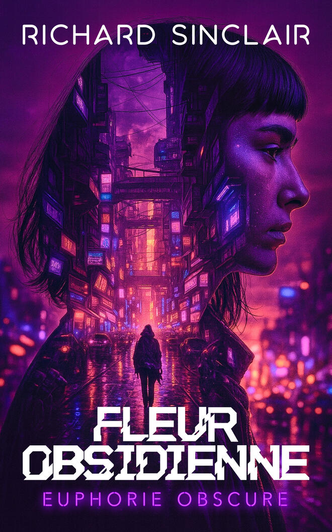 Couverture de Fleur Obsidienne : Euphorie Obscure, de Richard Sinclair